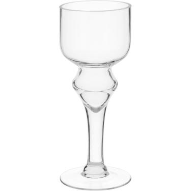 Imagem de VASO DECORATIVO ENFEITE PLANTA VIDRO 30x12x12cm