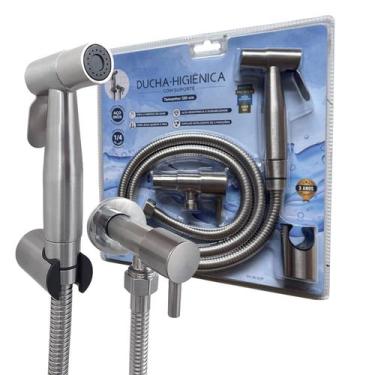 Imagem de Ducha Higiênica Flvx Hidro de INOX e 120cm com Gatilho Inteligente e S