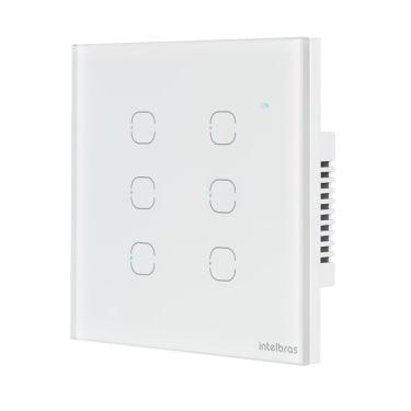Imagem de Interruptor Smart Wi-Fi Touch EWS 1006 com 6 Teclas e Controle por Aplicativo Izy para...