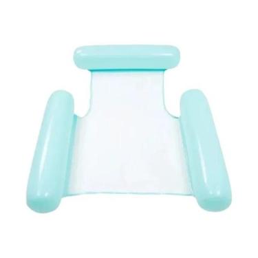 Imagem de Cadeira Inflável Listrada Para Piscina, Brinquedo Flutuante De Verão P