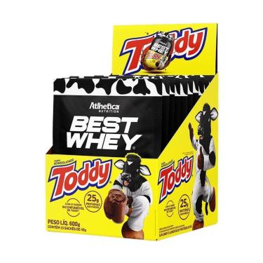 Imagem de Best Whey - 15 Sachês 40g Achocolatado Toddy - Atlhetica Nutrition-Masculino