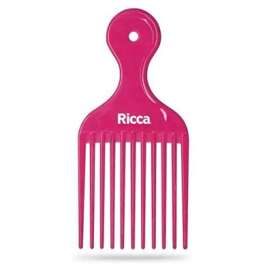 Imagem de Pente Garfo Para Cachos Rosa Ricca Cod.2405 - BELLIZ COMPANY
