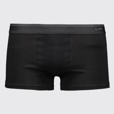 Imagem de Cueca Sunga Lupo Algodão com Elastano Logo Preta, GG