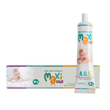 Imagem de Creme Pomada de Assadura Óleo Girassol A.G.E 45g Maxi Baby