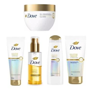 Imagem de Kit Dove Bond Intense Repair Completo (5 itens)