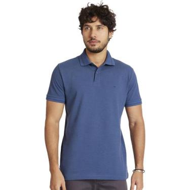 Imagem de Camisa Polo Aramis Piquet Sobretinto VE24 Marinho Masculino, G