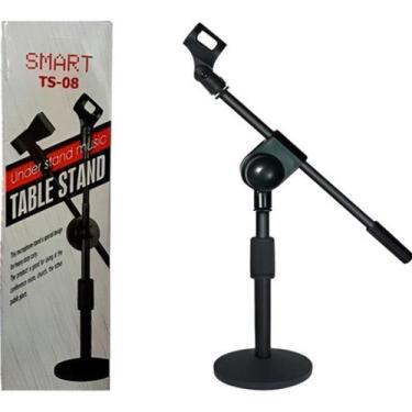 Imagem de Pedestal de Mesa P/ Microfone Smart Ts08