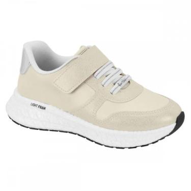 Imagem de Tenis Molekinha 2580111 Menina Infantil, Off white, 31