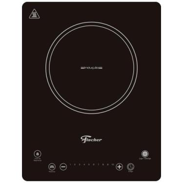 Imagem de Cooktop 1 Boca Fischer 1Q Indução Preto 127V, 110V