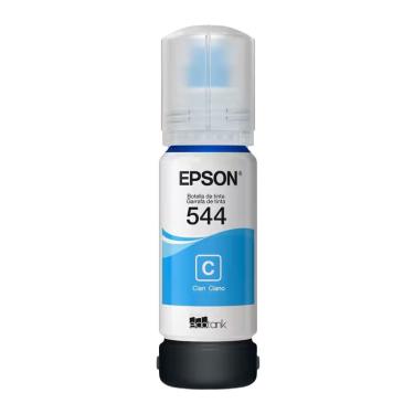 Imagem de Refil de Tinta para Impressora Ecotank T544222 Ciano 65ml Alto Rendimento Epson