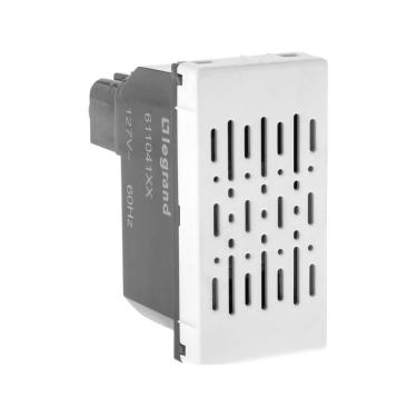 Imagem de Campainha Cigarra 110V1M 611040BC para Sinalização Sonora Residencial e Comercial Branca