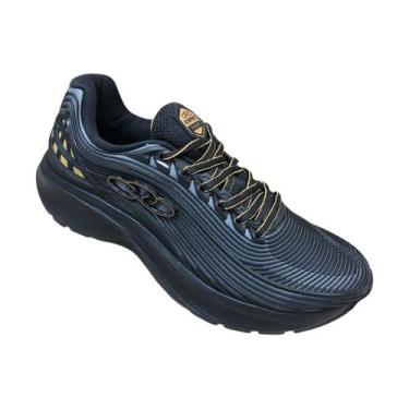 Imagem de Tênis Masculino Olympikus Fluir Esportivo Casual Corrida Caminhada Con