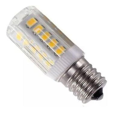 Imagem de Lampada P/ Lustre Geladeira 3,5w E14 Quente 10 Peças Cor Da Luz Branco
