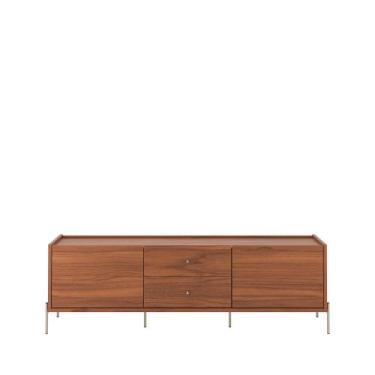 Imagem de Rack para TV Até 75" 2 Gavetas 2 Portas Jasper 185 cm - Canella c/ Cha