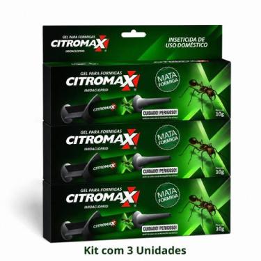 Imagem de Gel Para Formigas Citromax 50g Seringa Isca Formicida Para Cozinha Cas