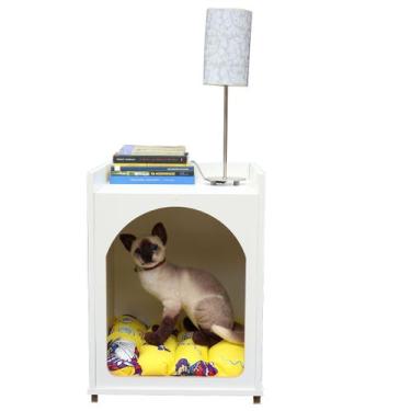 Imagem de Mesa Cabeceira, Casa cachorro Gato Com Almofada- ARUK - CHOCMASTER