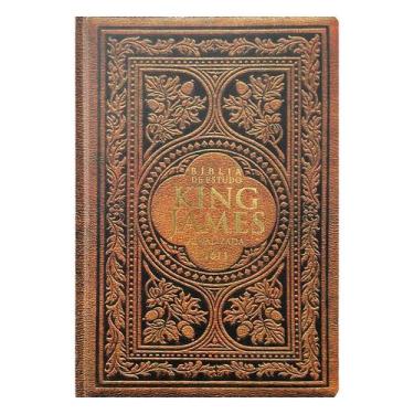 Imagem de Bíblia Sagrada De Estudo King James 1611 - Vintage - Capa Dura - 31x21