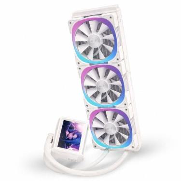 Imagem de Water Cooler 360mm RGB LCD 3 Fans ARGB Refrigeração Líquida PC Gamer D