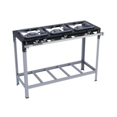 Imagem de Fogão Industrial 3 bocas 30X30 S2020 Metalmaq