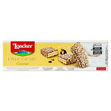 Imagem de Biscoito Importado Patisserie Coconut 100 Gramas Loacker