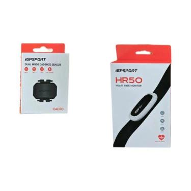 Imagem de Sensor De Cadência E Velocidade Bluetooth ANT+ iGPSPORT, Monitor De Fr