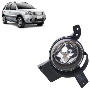 Imagem de Farol Milha Auxiliar Ecosport 2008 2009 2010 2011 A 2012 Lente Lisa Vi
