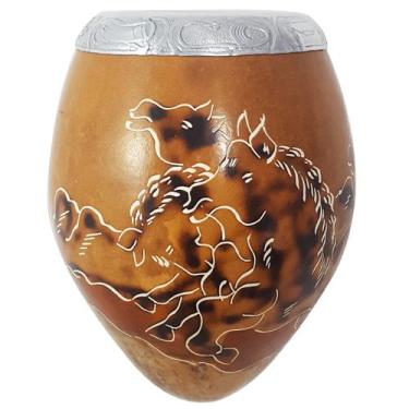 Imagem de Cuia Para Chimarrão Mate Tererê Estilo Coquinho De Porongo - Zanline