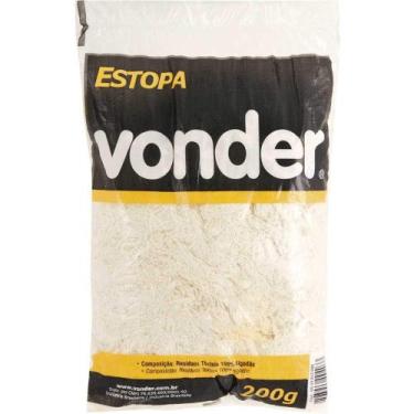 Imagem de Estopa Branca Para Polimento, Embalagem com 200 g, Vonder OstenVonder