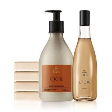 Imagem de Natura Ekos Kit Cacau Hidratante Corporal +Colônia+Sabonetes