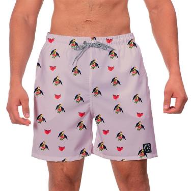 Imagem de Short Praia Masculino W2 Estampado Academia Caminhada Corrida Qualidade-Masculino