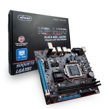 Imagem de Placa Mãe LGA1151 Chipset lan 100 Intel H110 32GB USB 3.0