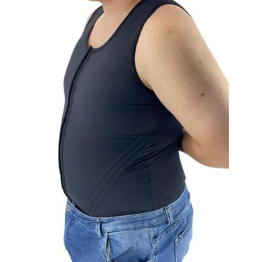 Imagem de Cinta Regata Masculina Modeladora Reduz Medidas M26