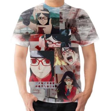 Imagem de Camisa Camiseta Personalizada Sarada Uchiha Anime Boruto 7 - Dias No E