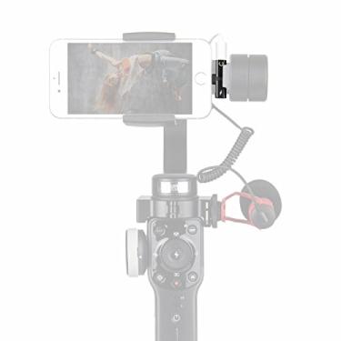 Imagem de Adaptador HolaFoto 2 em 1, adaptador de áudio para carregador e fone de ouvido, conecte o microfone ao Gimbal como Zhiyun Smooth Q 4 3 DJI Osmo Mobile 2 Feiyu SPG para iPhone Xs Max XR X 8 Plus 7 Plus 6S 6 Plus
