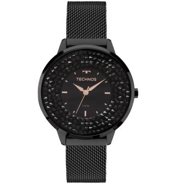 Imagem de Relógio Feminino Technos 2035MLF/1P 38mm Aço Preto