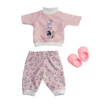 Vestido baby alive roupa de boneca baby alive Floral Lilas