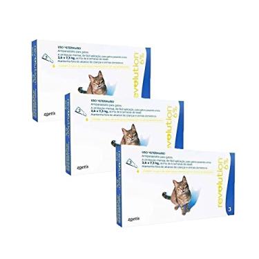 Imagem de Antipulgas Revolution 6% Gatos 2,6 A 7,5kg C/9 Pipetas