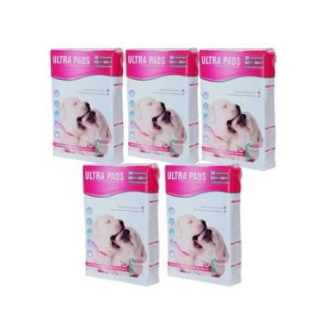 Imagem de Tapete Higiênico Cães Ultra Pads 60X60 5 Pacotes=150 Un - Petlike