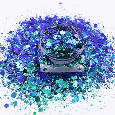 Imagem de 20g / Pack Mudança de cor Chunky Mixes Glitter Sequin Power Flakes Manicure Resina de Manicure Corpo Arte Decoração do corpo Ferramentas de Bricolagem Acessórios BSL05