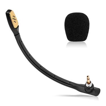 Imagem de Microfone de substituição para fone de ouvido Astro A40/A40 TR, microfone boom removível com cancelamento de ruído com capa de espuma para PS4 PS5 Xbox Game
