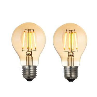 Imagem de 2X Lâmpada Filamento De Led Poptem A19 4W Bivolt