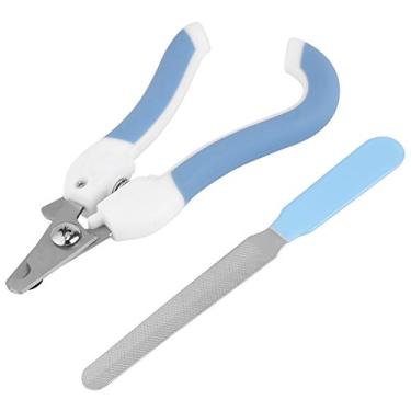 Imagem de Pet Nail Clippers Dog Cat Nail Trimmer Stainless Steel Pet Claw Cutter Professional Pet Grooming Toenail Scissors Animal Claw Daily Care Tool with Nail File (S Blue)