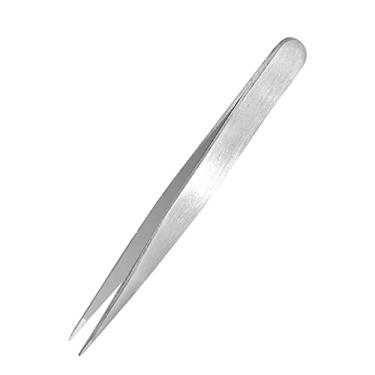 Imagem de TECKEEN Pinças de reparo de relógio com design cruzado resistente ao calor pinças alicate de precisão para fabricação de relógios ferramenta de coleta