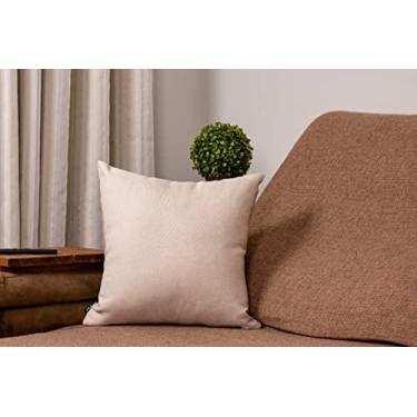 Imagem de Capa de Almofada Linho Linho Lisa (Marfim - 45x45cm)