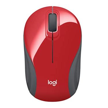 Imagem de Logitech Mini Mouse sem fio M187 Ultra Portátil, 1000 DPI Rastreamento Óptico, 3 Botões, PC/Mac/Laptop - Vermelho