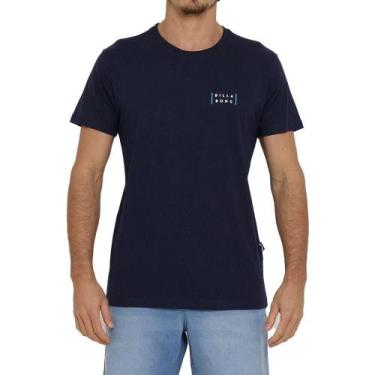 Imagem de Camiseta Billabong Bars Masculina Azul Marinho