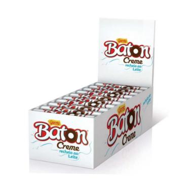 Imagem de Chocolate Baton Creme Caixa Com 30 Unids de 16g - Garoto