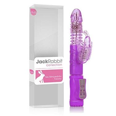 Imagem de Vibrador Rotativo Jack Rabbit VAI E VEM Lilás Borboleta