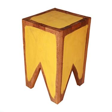 Imagem de Banco Volp Em Madeira De Demolição Medindo 35 x 35 x 45