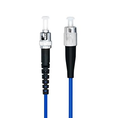 Imagem de Jeirdus Cabo de fibra óptica 10M FC para ST Simplex Simplex 9/125 SMF Jumper Optical Patch Cord monomodo 10 metros 10 m FC-ST